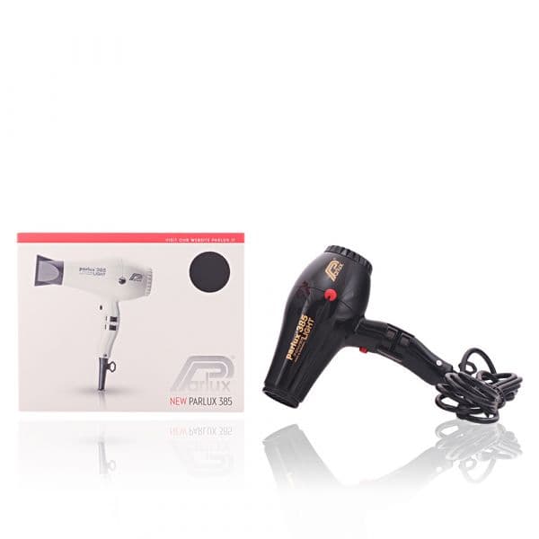 Parlux Secador de Cabelo 385 Powerlight Ionic & Ceramic Preto