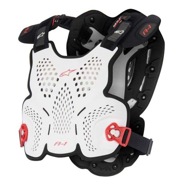 Alpinestars Colete A1 Roost Guard White / Black / Red
