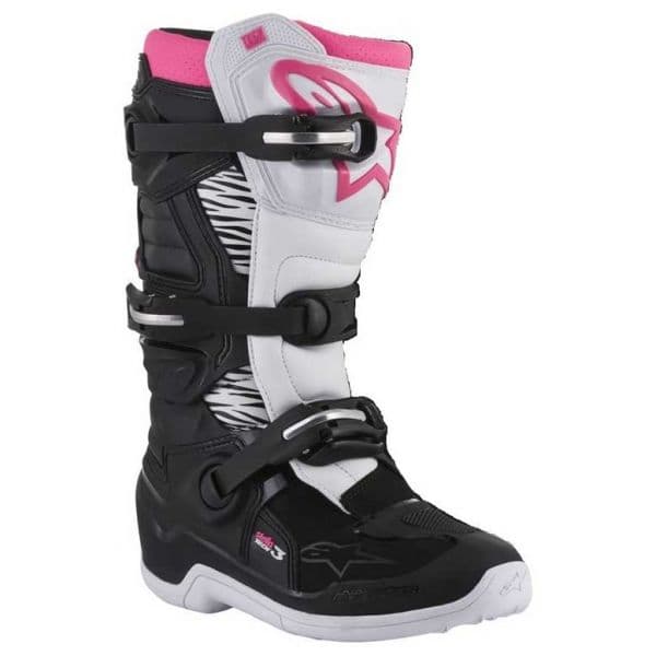 Alpinestars Botas Stella Tech 3 Black White Pink