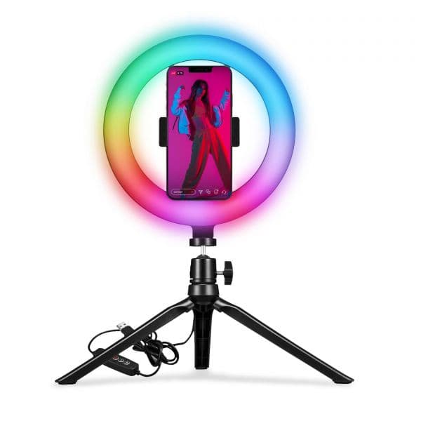 Celly Luz de Anel RGB Proclick LED Black