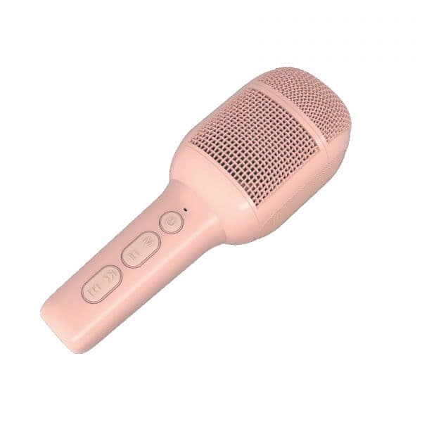 Celly Microfone Kidsfestival2pk Sem Fios Rosa para Karaoke