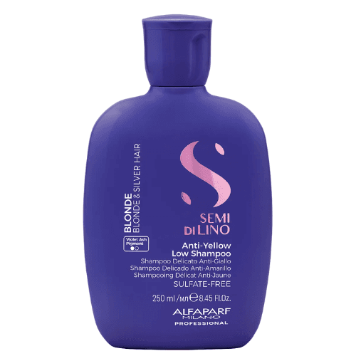 Alfaparf - Semi di Lino Blonde Anti-Yellow Low Champú 250 ml