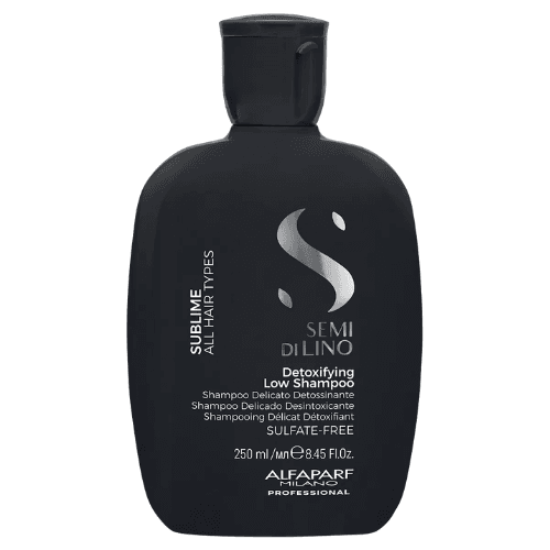 Alfaparf Milano Semi Di Lino Sublime Shampoo de Limpeza Desintoxicante para todos os Tipos de Cabelos 250ml