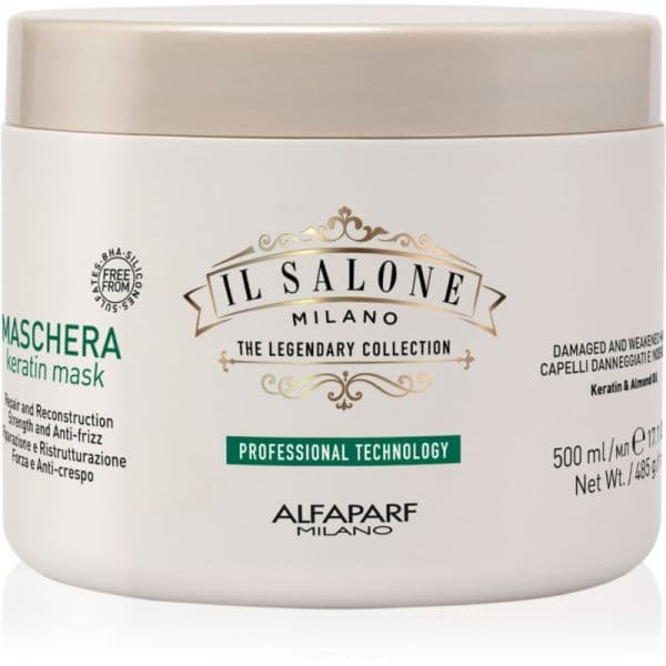 Alfaparf Milano Il Salone Milano Keratin Máscara Regeneradora para Cabelos Danificados 500ml