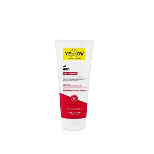 Alfaparf Yellow Máscara de Cor Profissional Pigmentada Nº6 Vermelho 200ml