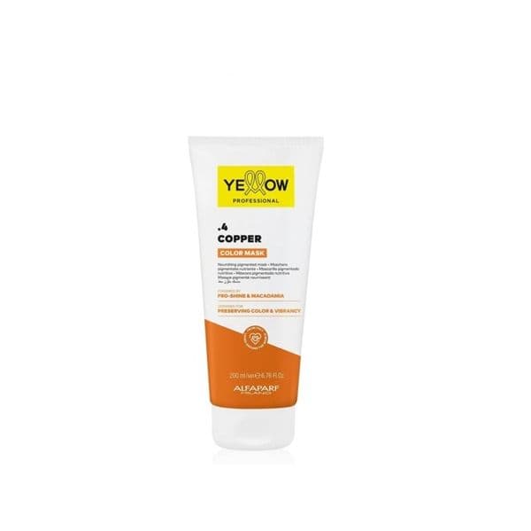 Alfaparf Yellow Máscara de Cor Profissional Pigmentada Nº4 Cobre 200ml