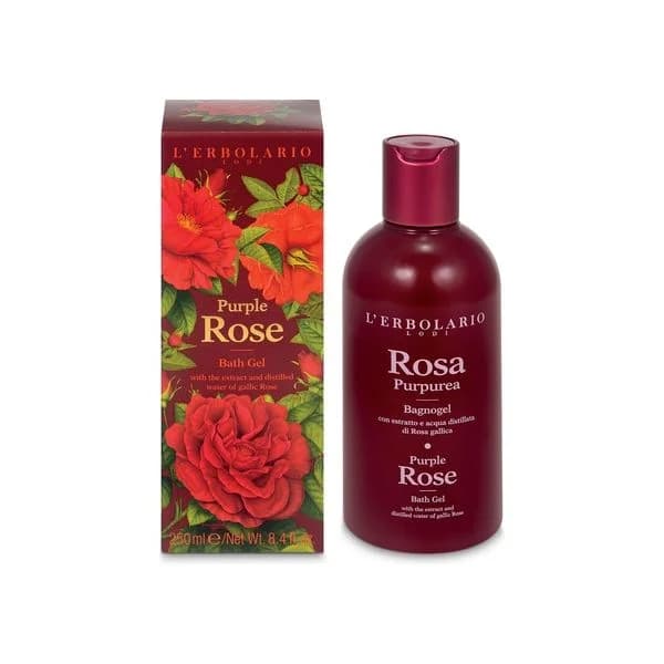 L'erbolario Lavagem Corporal Rosa Roxa 250ml