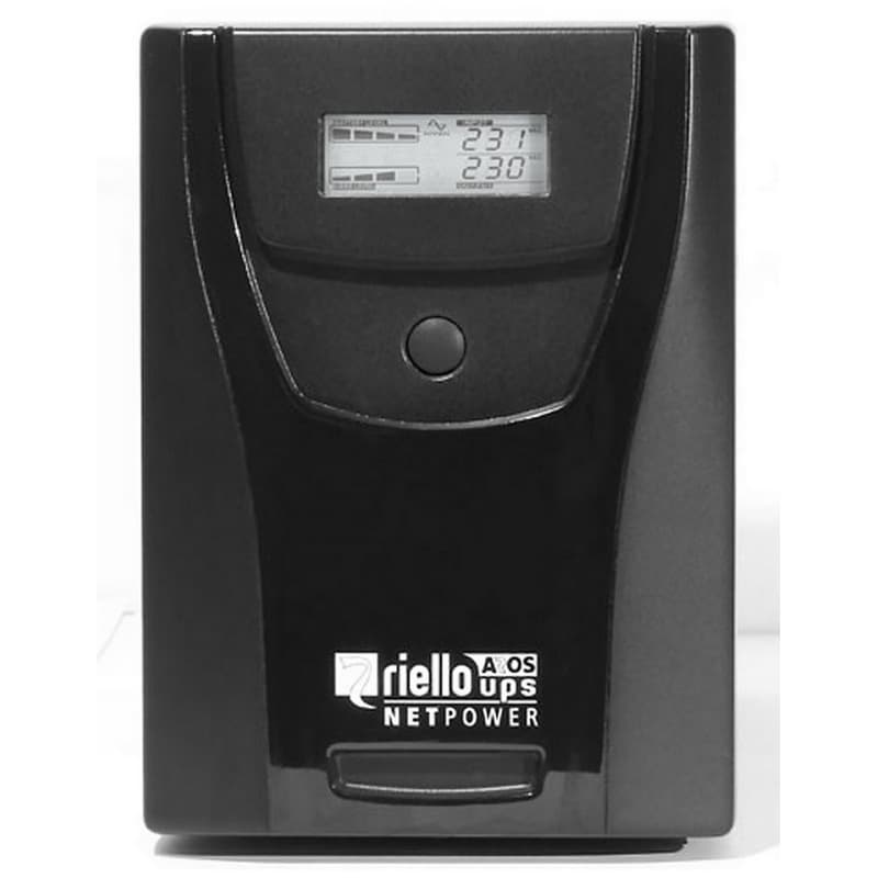 UPS Bateria compacta de chumbo-ácido Sai Riello 1kVA 600W AVR USB LCD Proteção contra sobretensão
