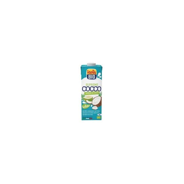 Isola Bio Leite de Coco Supremo e Bebida com Água de Coco 1 L