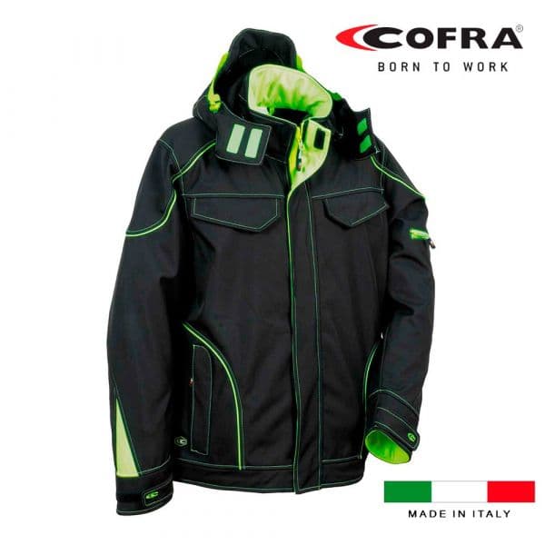 Cofra Softshell Tecka Black Lime 62