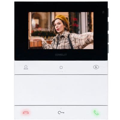 Comelit monitor a Cores 4.3" Mãos-Livres para Sistema Simplebus 2 - Comelit PL6721 com Altavoz