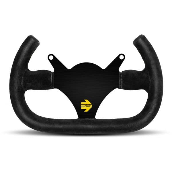 MOMORACING Volante Momo Mod. 101 290 Camurça Preta - MOM11150421111L