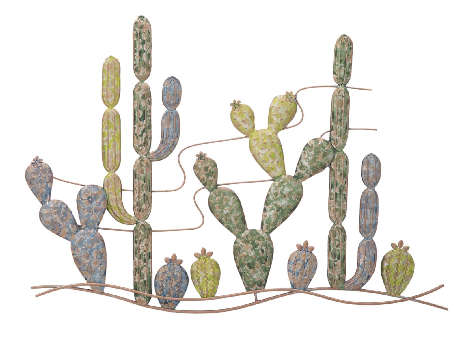 Painel em Ferro Cactus -B- Cm 90x2,5x64