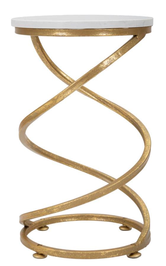 Mesa Auxiliar Spiral Marble Cm ø 27,5x47,5