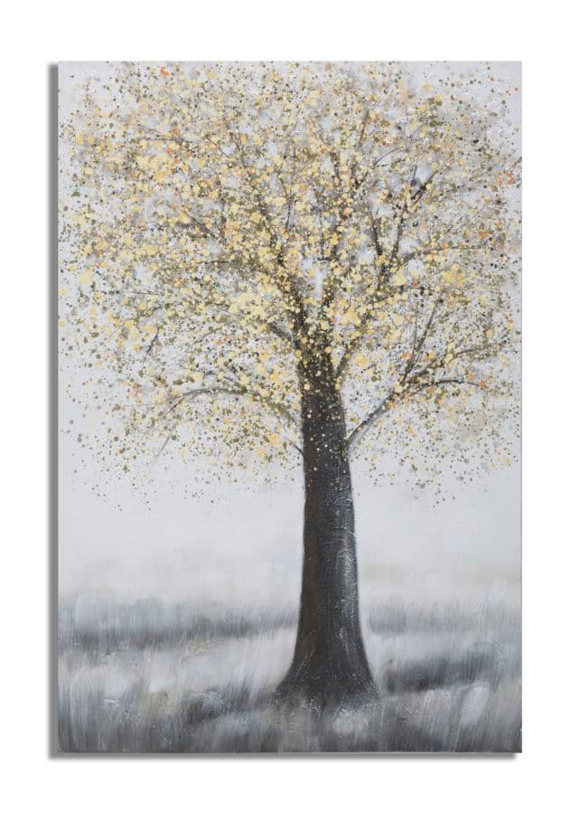 Pintura Sobre Tela Tree Simple -A- Cm 80x3,8x120
