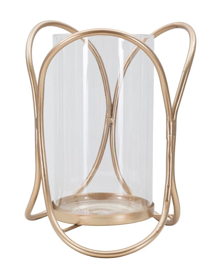 Porta velas Glox Dark Cm ø 16x21,5