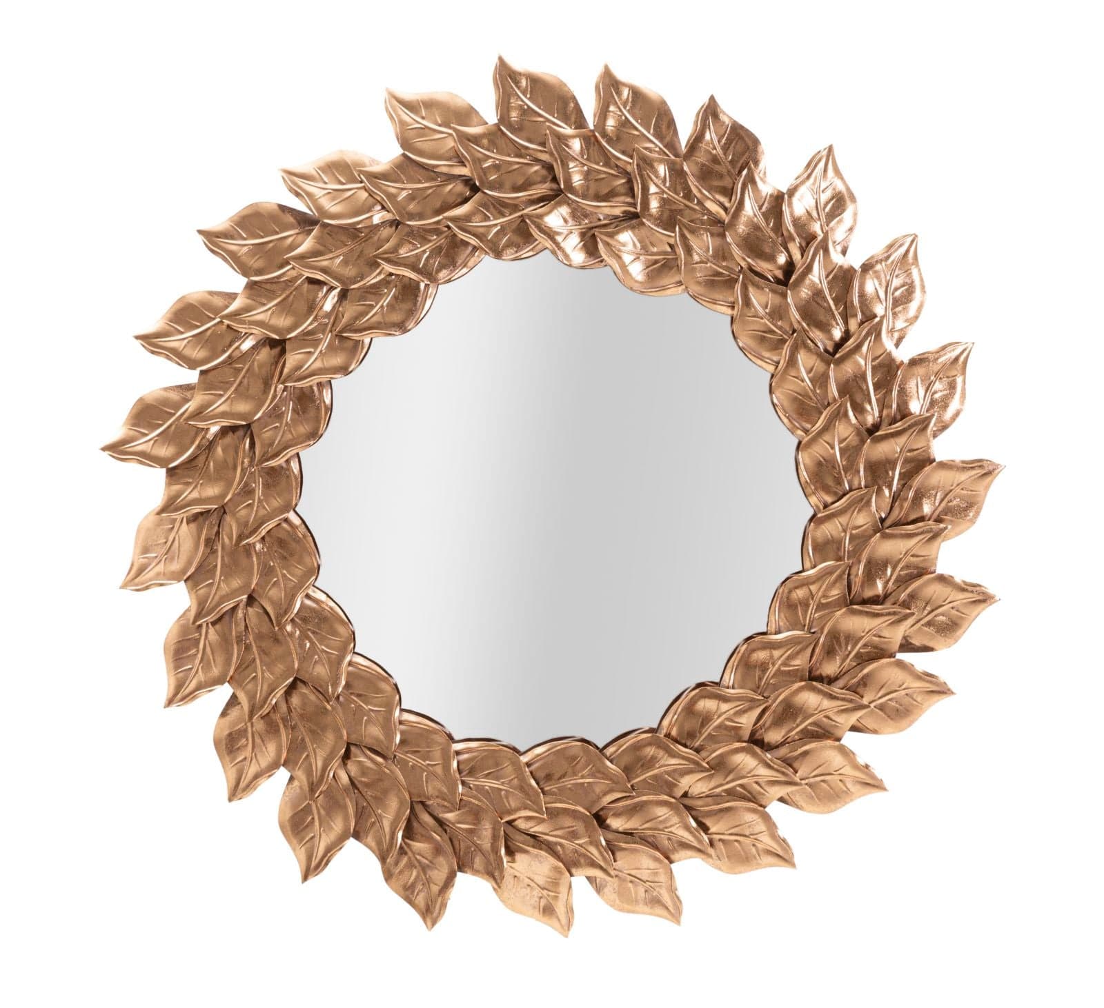 Espelho de Parede Glam Petal Rame Cm ø 73x5