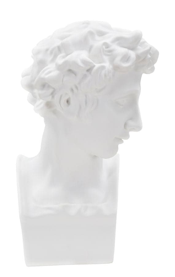 Escultura Romano Jovem Cm 20x17,5x30