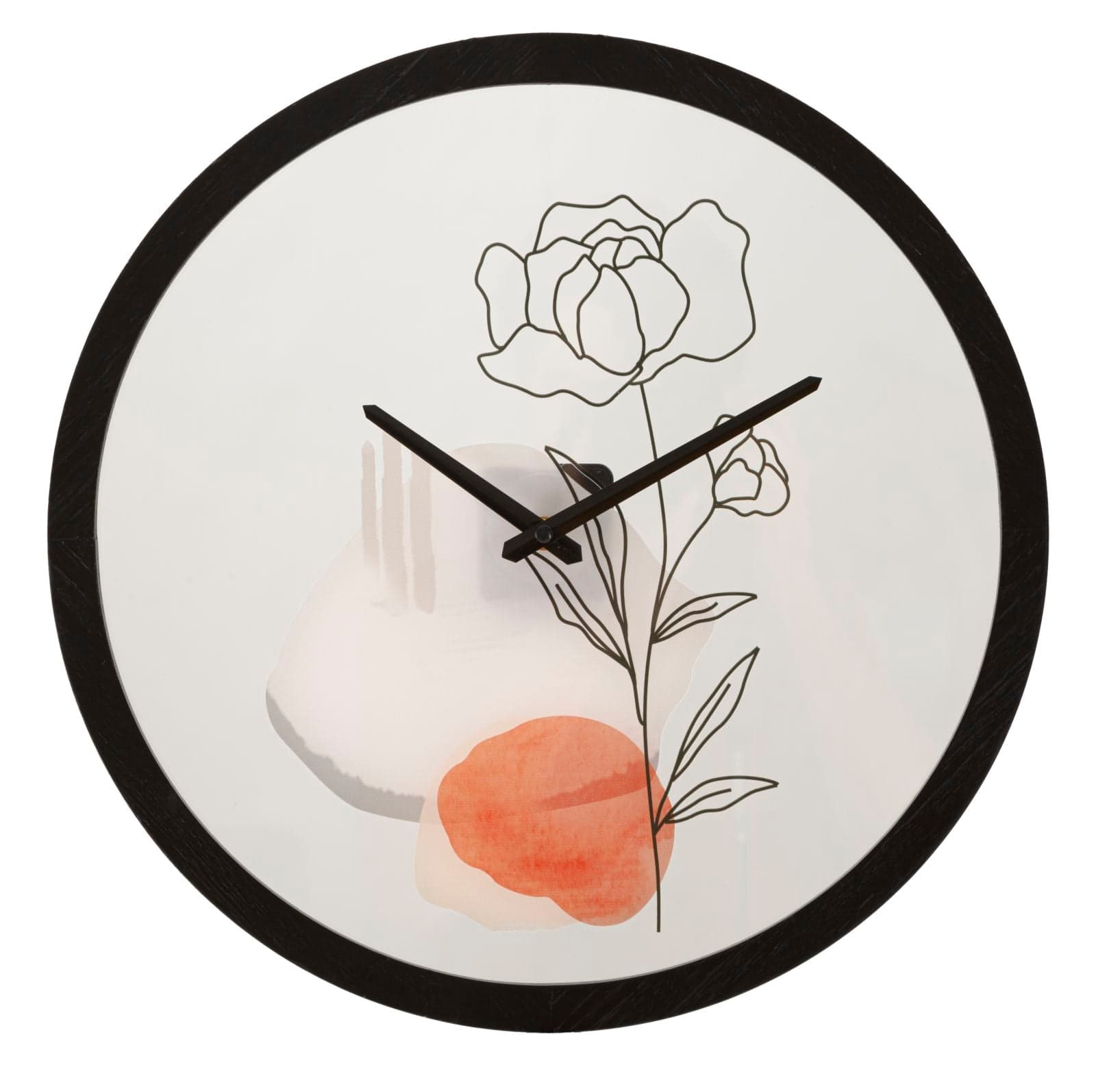 Relógio de Parede Flor -A- Cm ø 40x3,5