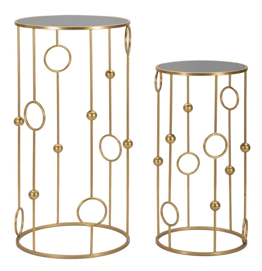 Mesa Auxiliar Cage Par Cm ø 50x100-40x80