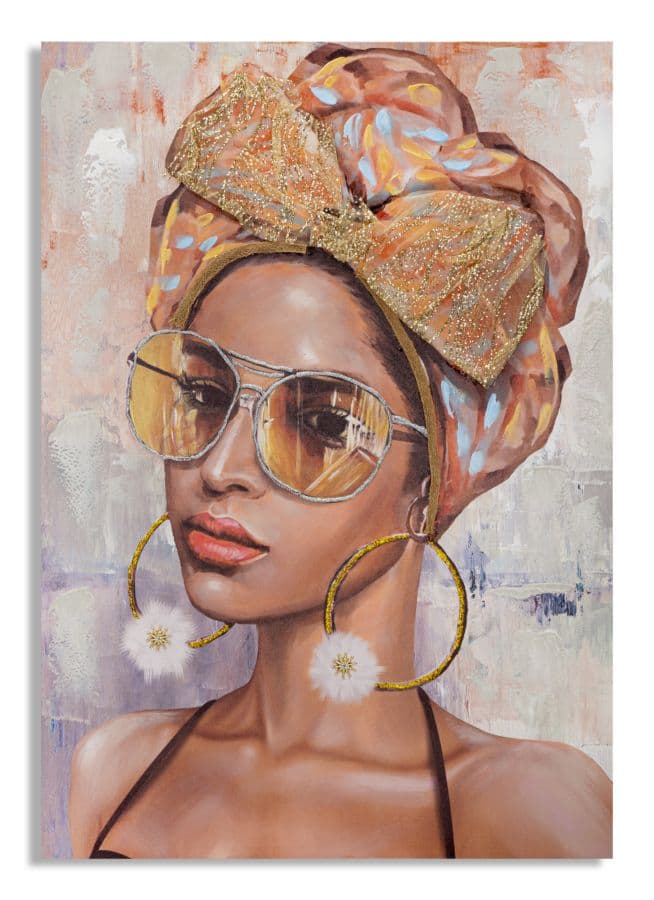 Pintura Sobre Tela Jennifer -B- Cm 70x3x100