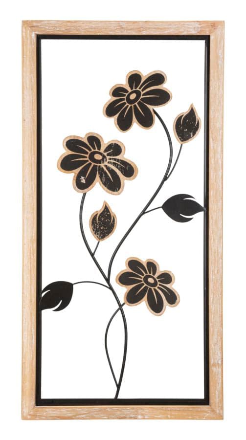 Painel em Ferro E Madeira Girish -A- Cm 30x2,5x60