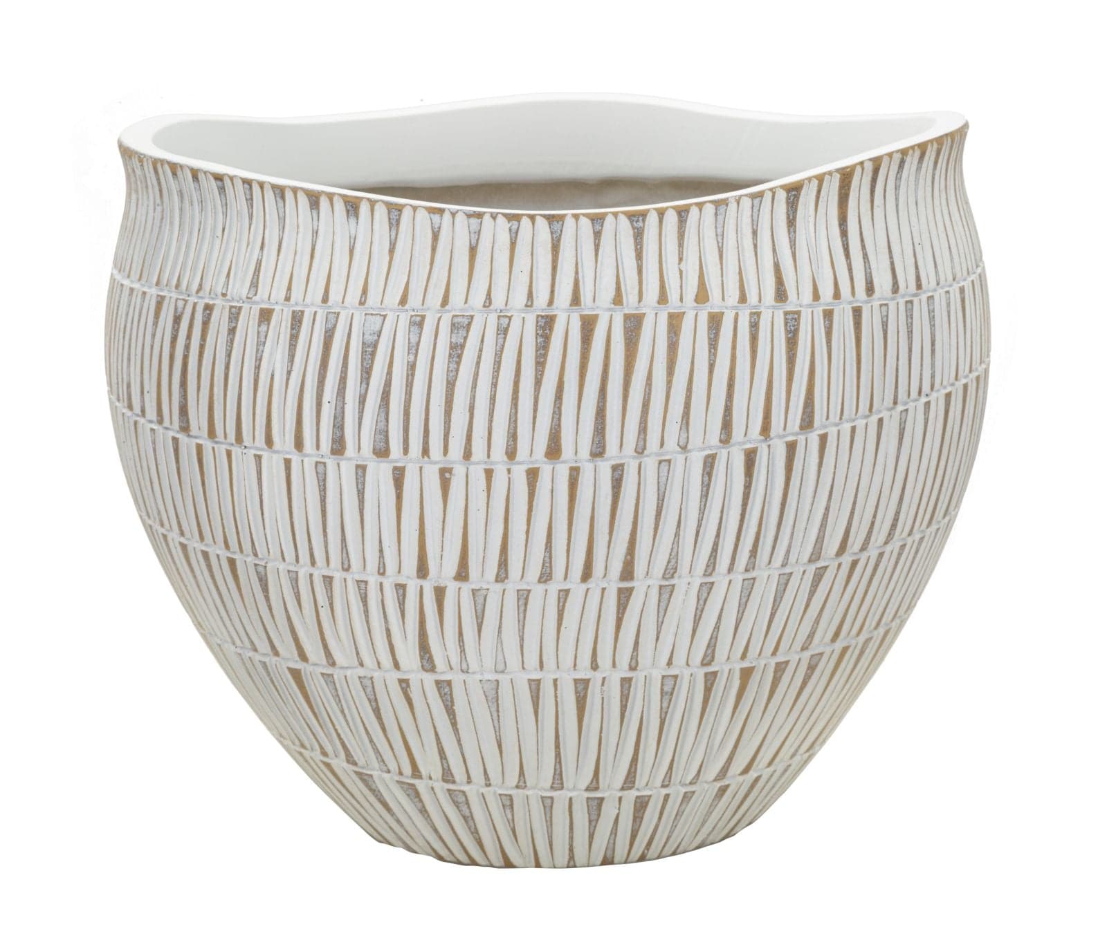 Cachepot Resina Stiky Cm ø 30,5x24,5