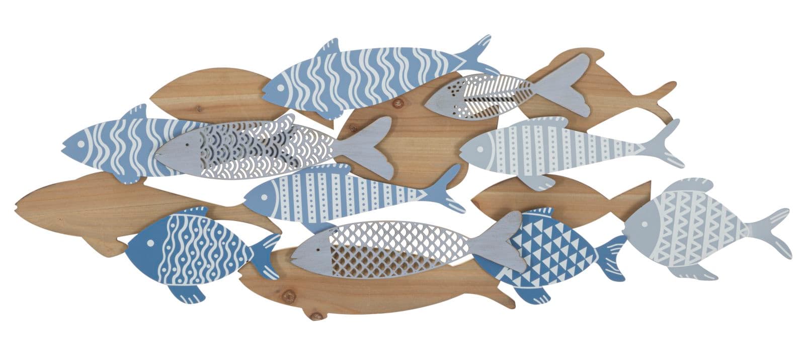 Painel de Parede Fish Sea Cm 91x3x33,5