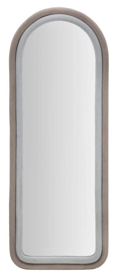 Espelho de Parede Cloe Veludo Grigio Cm 60x4x160
