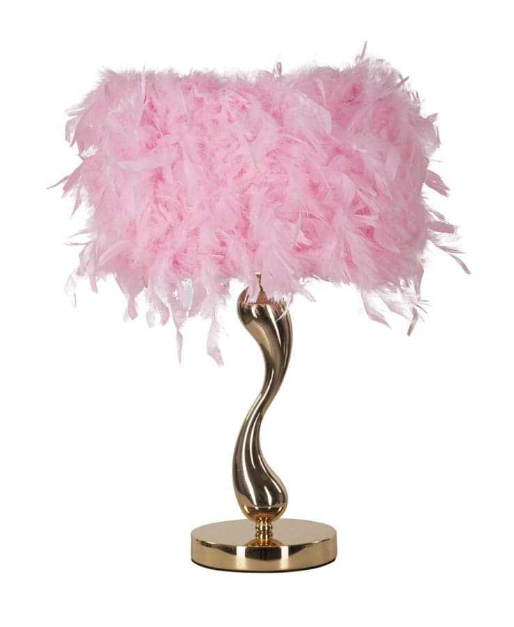 Candeeiro de Mesa Cart Rosa Cm ø 25x47