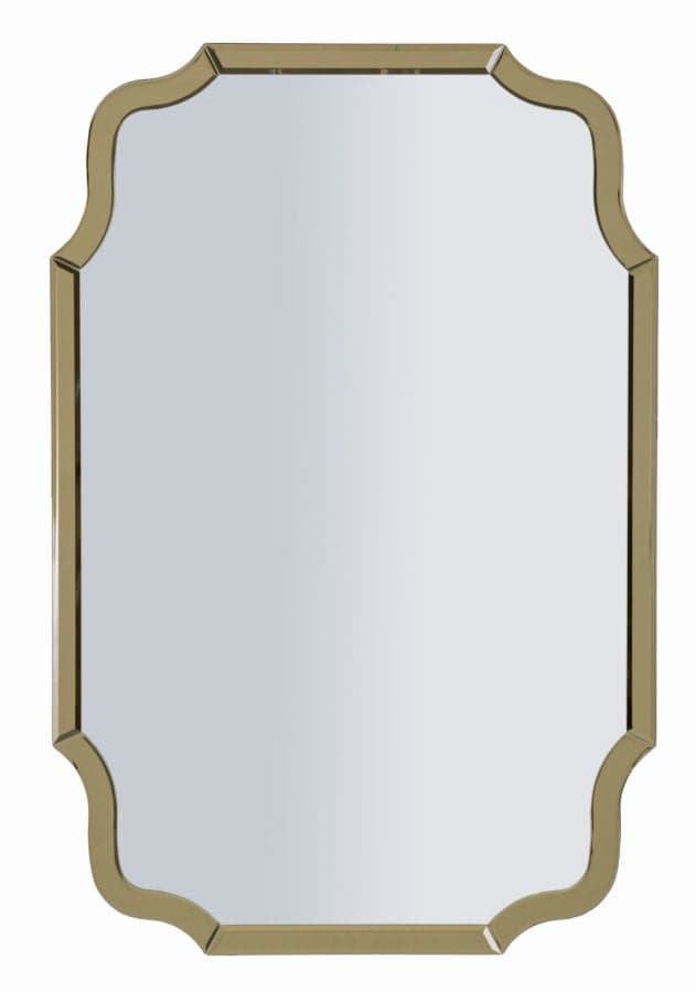 Espelho de Parede Istanbul Dourado Cm 60x1x90 (misura Espelho Cm 54x84,5)