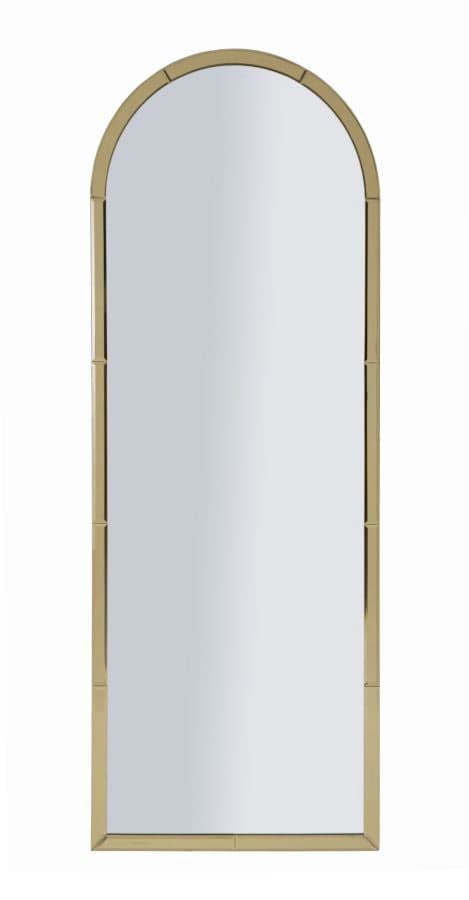 Espelho de Parede Baku Dourado Cm 55x2x150 (misura Espelho Cm 49x144)