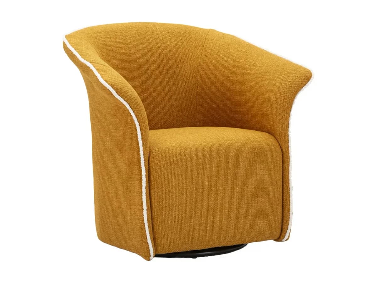 Poltrona Girevole Siena Verde Cm 83,5x66x80 (seduta Altezza Cm 42)