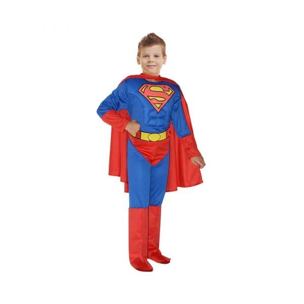 Atosa Fantasia Infantil Super-homem 10-12 Anos Blue
