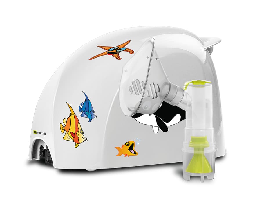 Nebulizador White  Euro Plug c/ bolsa   (HI-NEB )