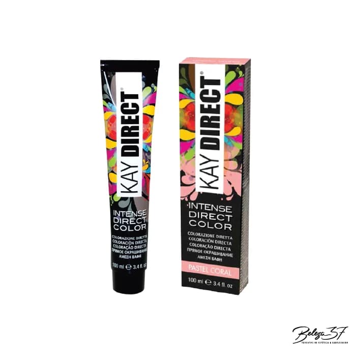 Super Kay Coloração Capilar Kaydirect Tom Pastel Coral 100ml