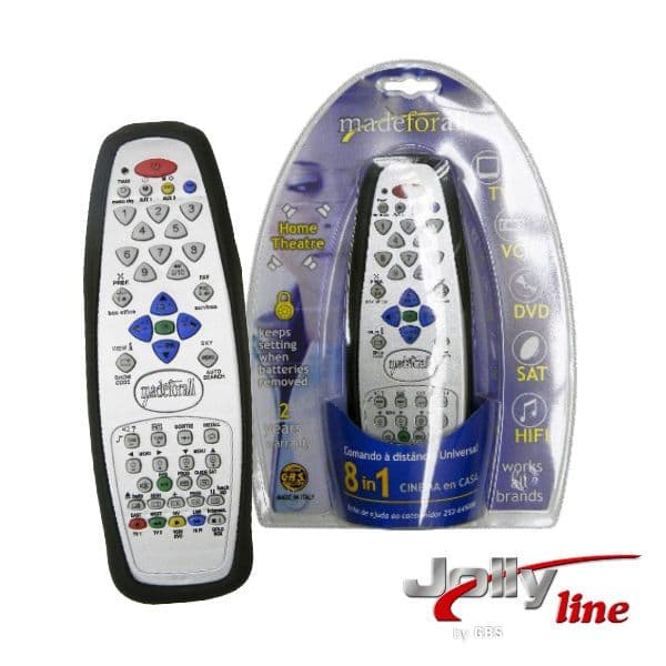 Jolly Telecomando Universal 8:1 Made for All - 8IN1