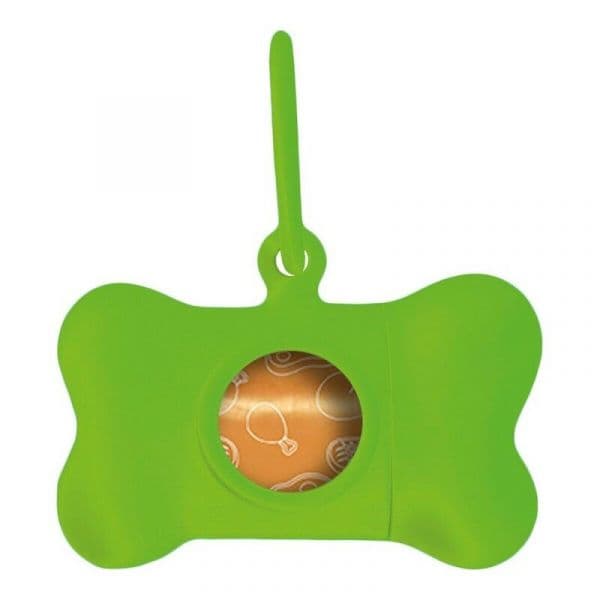 United Dispensador de Sacos Bon Ton Neon Verde (8 X 4,2 X 5 cm)