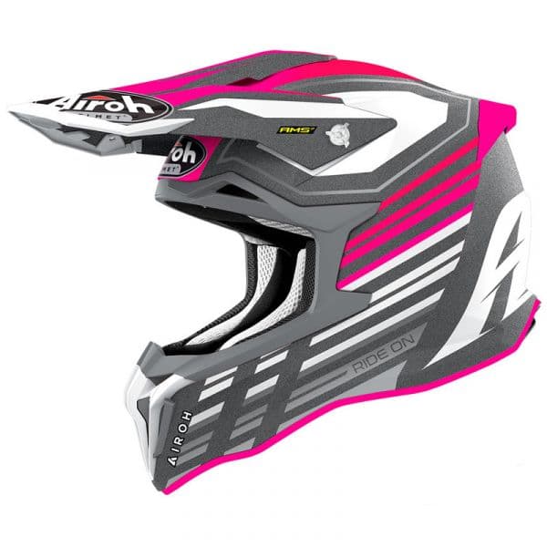 Airoh Capacetes Strycker Shaded Pink Matt M