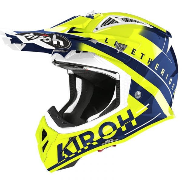 Airoh Capacete Aviator Ace Amaze Blue Gloss S