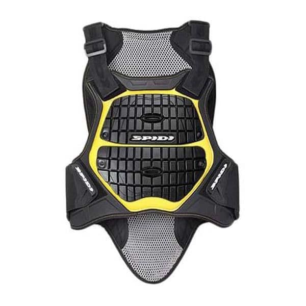 Spidi Proteção Peito Defender Back And Chest 180 To 195cm Black-yellow