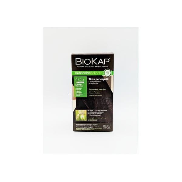 Biokap Nutricolor Delicato Chocolate Castanha 4.05 Tonalidade 135 ml