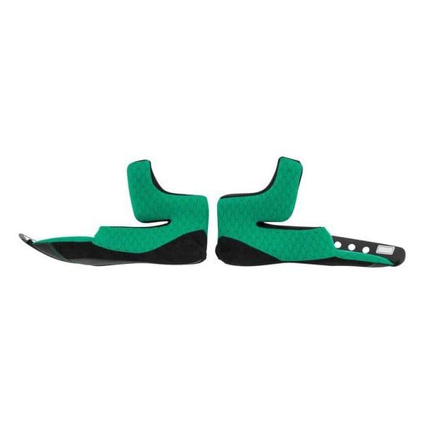 X-lite X-803/ultra Racing Cheek Pads Green Xxl 32 mm
