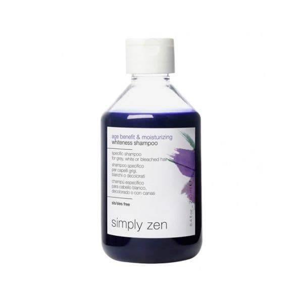 Simply Zen Age Benefit & Moist. Whiteness Shampoo Cabelos Brancos 250ml
