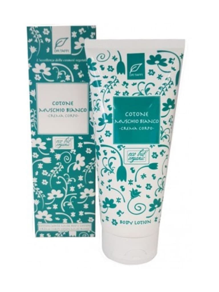 Dr Taffi Profumati Crema Corpo Cotone Muschio Bianco Bio 200Ml T3383