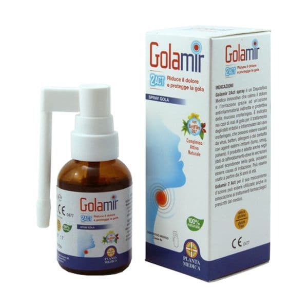 Aboca Golamir 2Act Spray sem Álcool 30ml