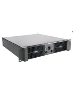 Amplificador estéreo 2 x 3000 W a 2 ohm com CLIP limiter selecionável