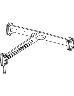Barra de suspensão para 4 AX2065P / AX2065A