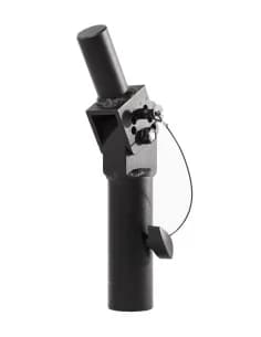 Adaptador profissional resistente, em liga de alumínio, adequado para suportes com tubo terminal de Ø 35 mm