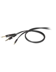 Cabo profissional montado "INSERT" com conectores revestidos Die Hard Gold. Comprimento: 1,8 m.Outros comprimentos disponíveis: